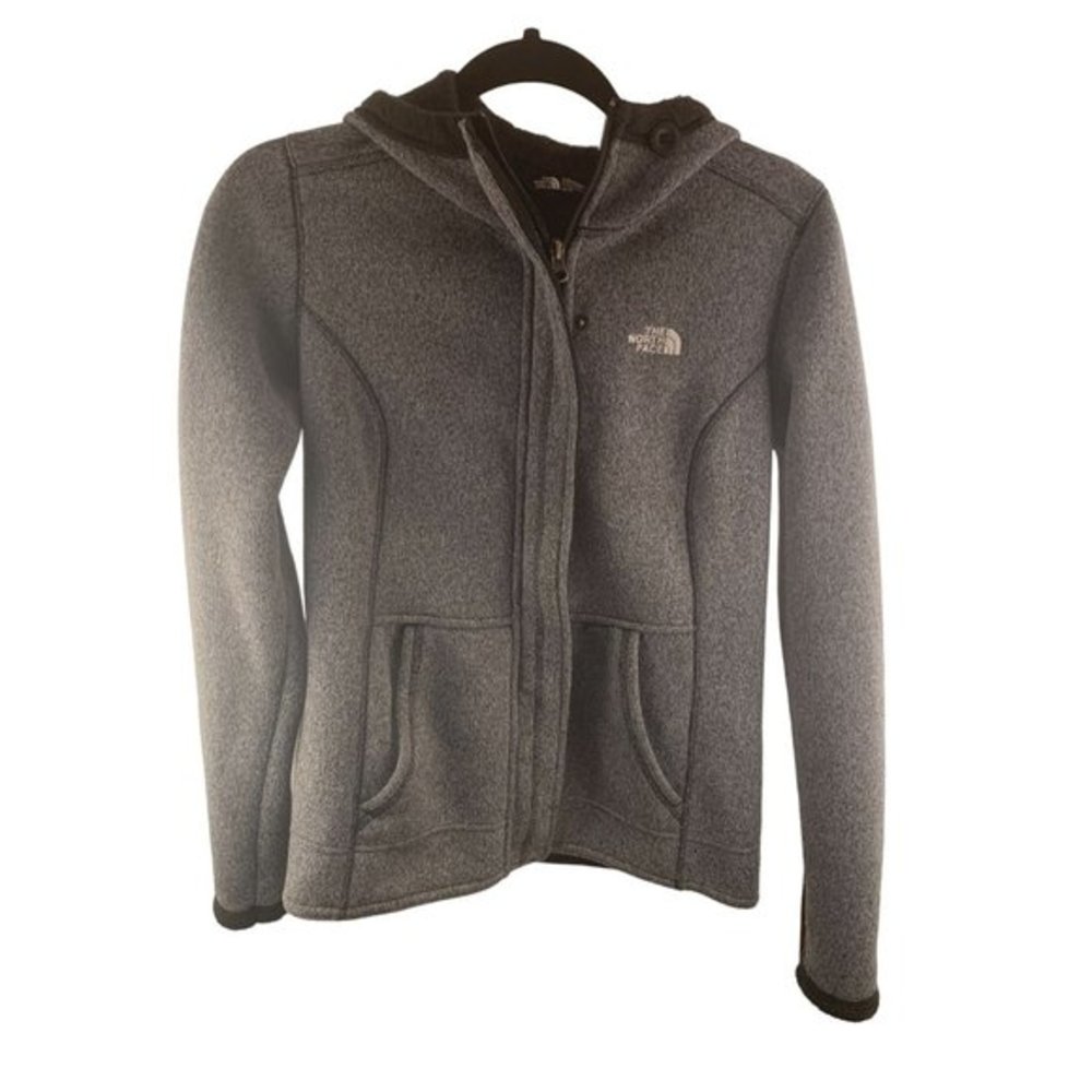 The North Face Womens Better Sweater‎ Zip up Jacket Charcoal Gray Size XS